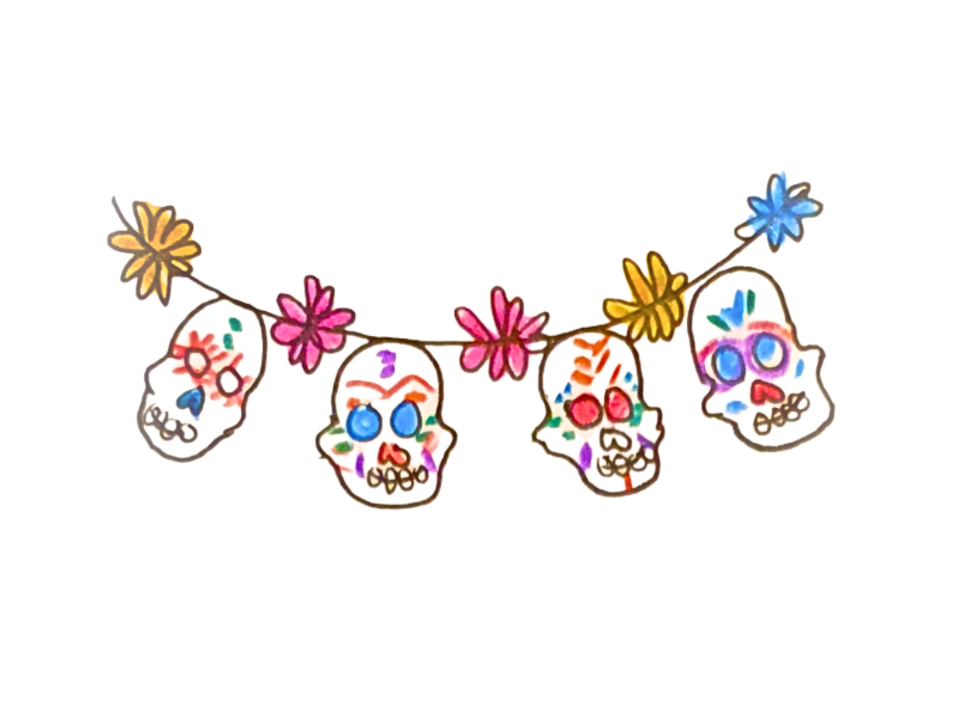 Guirlande de Catrinas - 2/5 ans - lundi 21 octobre 10h30 ou 16h