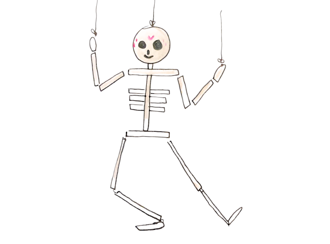 Marionnette squelette - 2/5 ans - mercredi 23 octobre 10h30