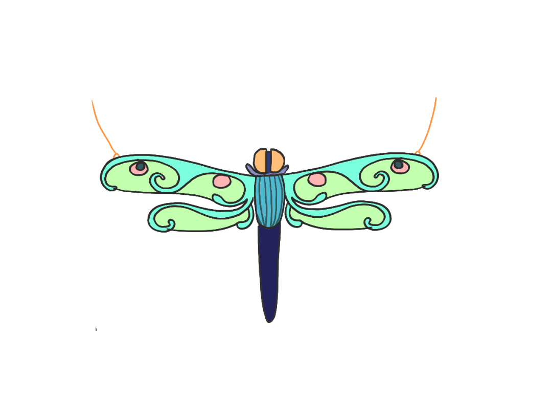 Collier Art Nouveau libellule - 4 ans et plus - Lundi 6 juillet 17h