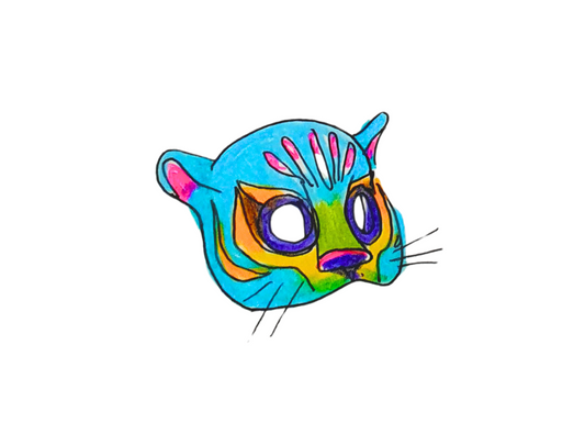 Masque Alebrijes Panthère - 2/5 ans - Jeudi 23 octobre 10h30
