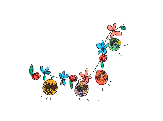 Guirlande lumineuse crânes  - 4 ans et plus - Jeudi 23 octobre de 14h à 16h